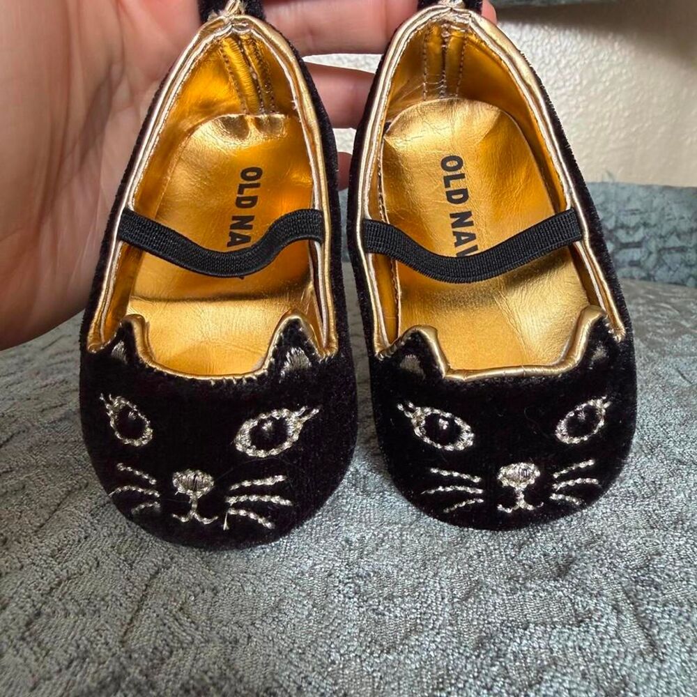 Old-navy Women's Black and Brown Ballet-shoes